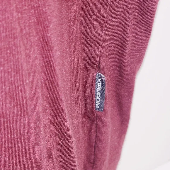 Volcom Polo Shirt Adult X-Large Burgundy Skater Skateboarder Casual Rugby Mens - Picture 6 of 7